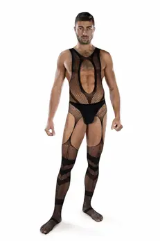 ENVY Web of Lust Fishnet Bodystocking Open Design One Size