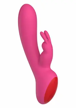 Rebel Rabbit Vibrator Dual Motor Waterproof USB Rechargeable Pink