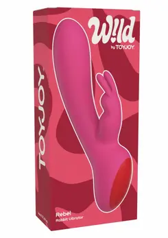 Rebel Rabbit Vibrator Dual Motor Waterproof USB Rechargeable Pink