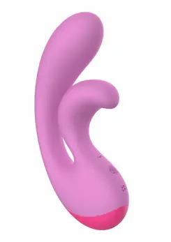 Untamed Rabbit Vibrator Dual Motor Waterproof Pink 10 Modes
