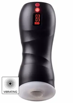 HIDDEN DESIRE Fusion X Vibrating Twin Turbo Intimate Machine, Black, USB-C