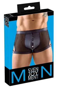 Svenjoyment Black Net Pants M with Adjustable Matte Look Straps