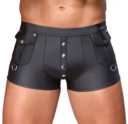 NEK Men's Pants XL Black Matte Finish with D-Ring Accents