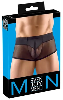Svenjoyment Men's Black Microfibre & Mesh Pants S - Comfort Fit