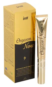 intt Orgasm Now 15ml Stimulation Gel with Vibrating Applicator, Tutti-Frutti