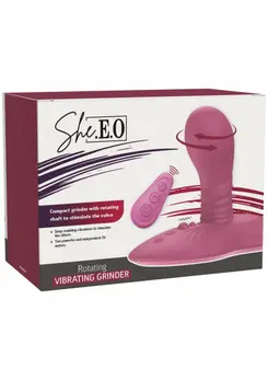 She.E.O Rotating Vibrating Grinder - Dual Motor, Waterproof, Remote Control