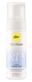 pjur Toy Foam 150ml - Alcohol-Free Hygienic Cleaner for Accessories