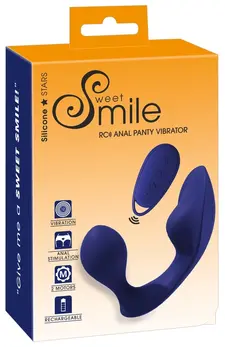 Sweet Smile RC Dual Remote-Controlled Panty System Silicone Black