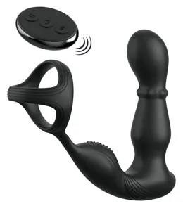 Anal Fantasy Elite Slide & Glide Intimate Silicone System Black 19cm