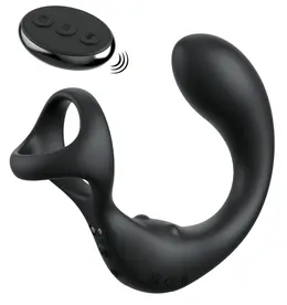 Anal Fantasy Elite Ass-Gasm Taint-Alizer Black Intimate System 14cm