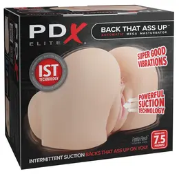 PDX Elite Back That Ass Up Light Intimate Machine with Suction & Vibration