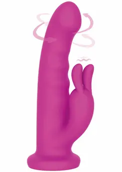 Playhouse Rotating Rabbit Vibrator Silicone Multi-Mode Waterproof Pink