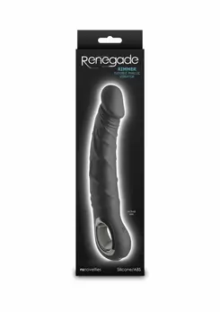 Renegade Rimmer Flexible Vibrating Intimate Device, Rechargeable, Black