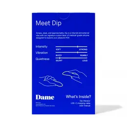 Dame Dip 2.0 Versatile Intimate Massager Periwinkle USB-C Tall Design