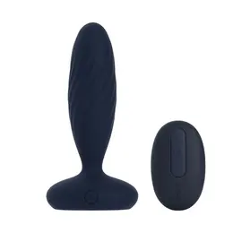 Svakom Jordan Navy Blue - Dual-Action App-Controlled Anal Device