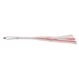 Sportsheets S&M Peaches n CreaMe Stripe Flogger Cream-Orange 32in