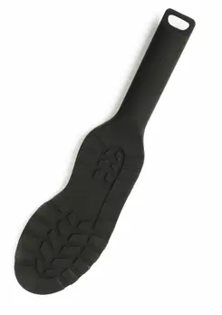 Dirty Footprint Silicone Paddle - Textured Shoe-Sole Design, Flexible Grip