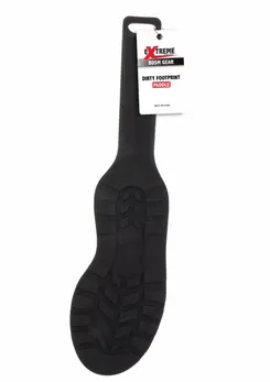 Dirty Footprint Silicone Paddle - Textured Shoe-Sole Design, Flexible Grip