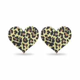 Lovetoy Nipple Covers Set Leopard Hearts & Flowers Reusable 2 Pairs