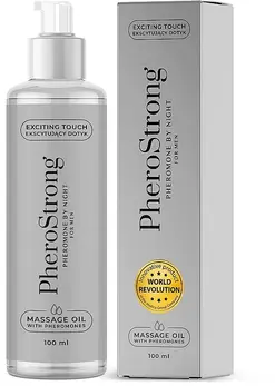 PheroStrong By Night Massage Oil for Men 100ml - Fragrance with Pheromones