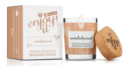 Magnetifico Sandalwood Body Massage Candle with Pheromones 70ml, Long Burn