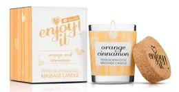 Magnetifico Candle Massage Oil 70ml with Pheromones - Orange & Cinnamon Aroma