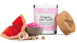 Magnetifico Tropic Sea Salt Massage Candle 70ml - Pheromone Scented, Long-Burning