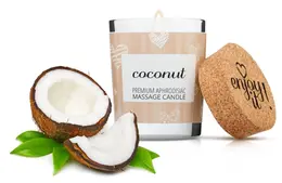 Magnetifico Candle Body Massage Oil 70ml with Pheromones - Coconut Scent