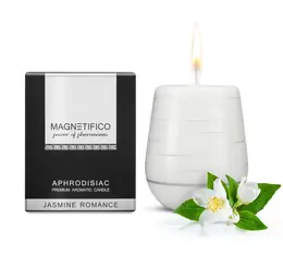 MAGNETIFICO Jasmine Romance Handcrafted Candle 36h - Aromatic Formula