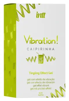 intt Vibration! Caipirinha 15ml Stimulating Gel with Fruity Aroma