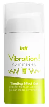 intt Vibration! Caipirinha 15ml Stimulating Gel with Fruity Aroma