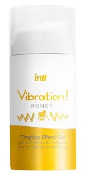 intt Vibration! Honey 15ml Stimulating Gel with Warming Effect