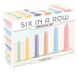 You2Toys Six in a Row Silicone Training Set 6 Sizes Pastel Colors