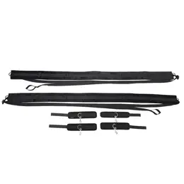 Sportsheets No Matter Where Versatile Bondage Restraint System Black