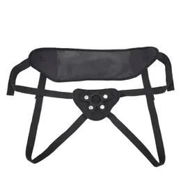 Sportsheets Breathable Strap-On Harness Black Adjustable Comfort Fit