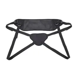 Sportsheets Breathable Strap-On Harness Black Adjustable Comfort Fit