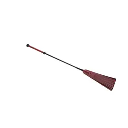 Sportsheets Saffron Fringe Crop - Red & Black, 23.75'' Dual-Layer Tip