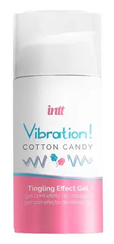 intt Vibration Cotton Candy Stimulation Gel 15 ml - Sweet Aroma Formula