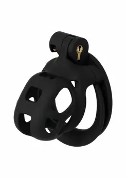 EXTREME by HIDDEN DESIRE X-Short Cage ABS Secure Lock System Black