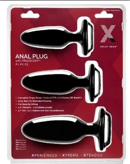 Perfect Fit XPlay Finger Grip Plug Starter Kit 3 Sizes PFBlend Material