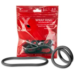 Perfect Fit Silicone Slim Adjustable Wrap Ring 9/22cm - Flexible Support Strap