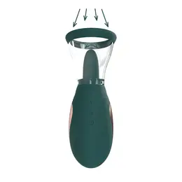 Satisfyer Enhance Rechargeable Intimate Vacuum Pump Forest Green