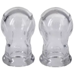 Doc Johnson Tweak Nipple Sucker Set Transparent Design 2 pcs