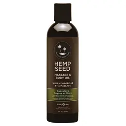 Earthly Body Guavalava Massage Oil 236ml - Nourishing Botanical Formula