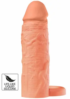 HIDDEN DESIRE INFERNO Liquid Silicone Extension Sleeve 15 cm with Ring