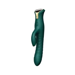 ZALO MOSE Rabbit Thruster Intimate Machine Turquoise Green
