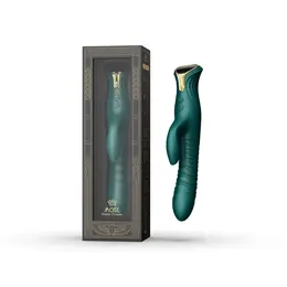 ZALO MOSE Rabbit Thruster Intimate Machine Turquoise Green