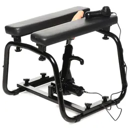 Deluxe Bangin' Bench регулируема пейка със секс машина, черна