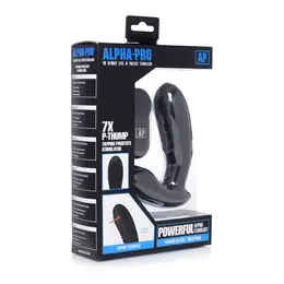 XR Brands P-Thump Tapping Prostate Device 7 Modes Remote Control Black