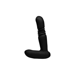 XR Brands Silicone Motion System Plug with Remote Control, Black